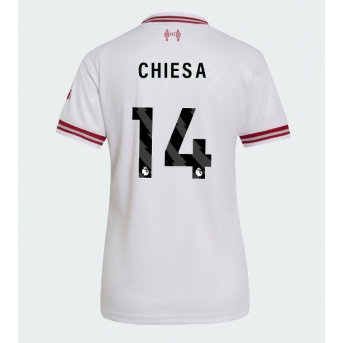 Liverpool Federico Chiesa #14 Maglia Gara Trasferta Repliche 2026-27 Donna Maniche Corte